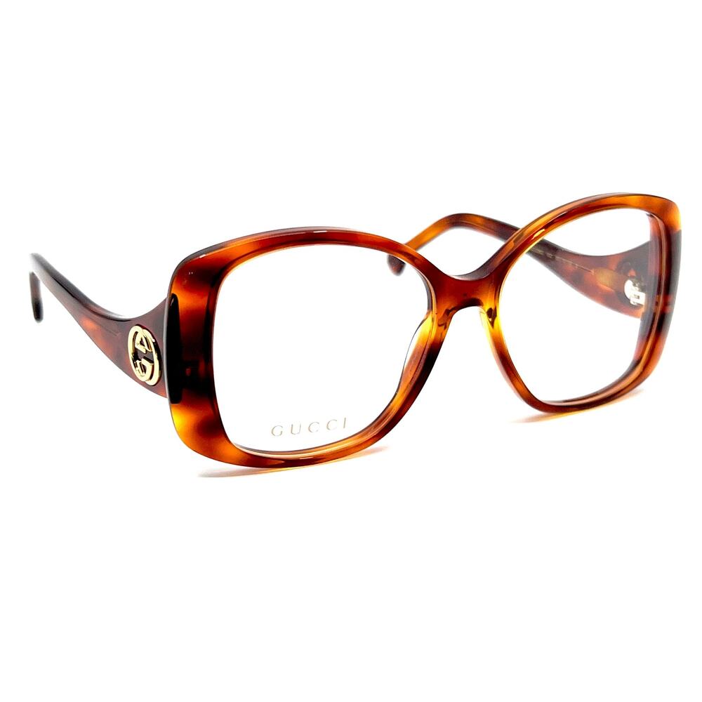 New! GUCCI Eyeglasses GG1236O 002, Authentic